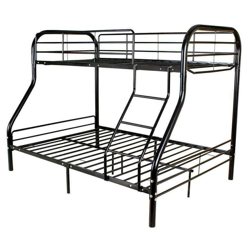 Home School Bedroom Furniture Modern Metal Full Size Bunk Bed/Steel Double Decker Beds