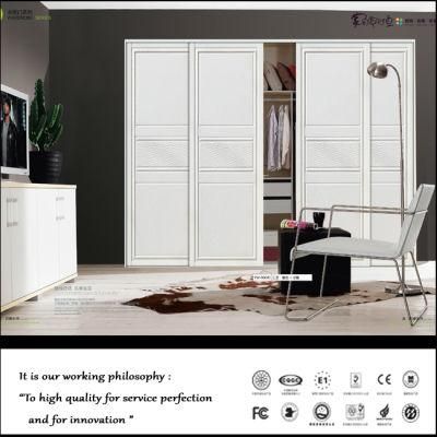 Modern PVC Sliding Door Bedroom Wardrobe