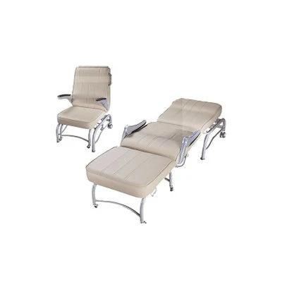 Medical Furniture Stainless Steel 2 Position Clinical Recliner IV Infusion Transfusion Chair