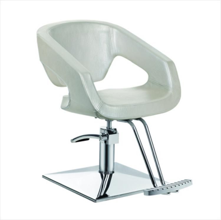 Hl-1136 Salon Barber Chair for Man or Woman with Stainless Steel Armrest and Aluminum Pedal