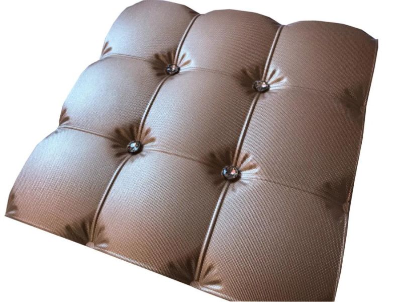 Luxury Hotel Bed Headboard Leather Embossed Panel