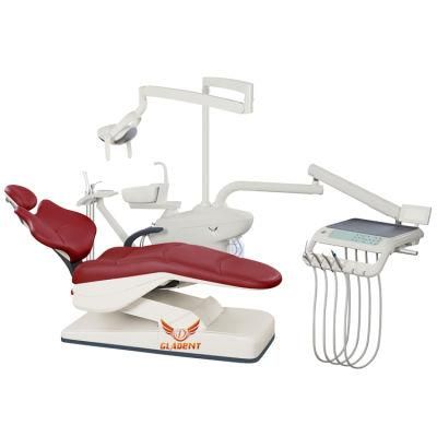 Wholesale Three Fold Type Dental Chair with Micro Fiber Leather Cushion
