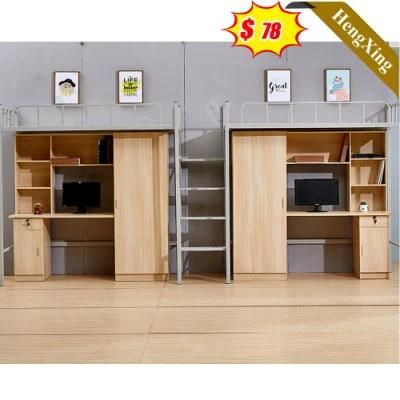 Simple Design Office Furniture Double Single Size 2 Layers Metal Bunk Bed