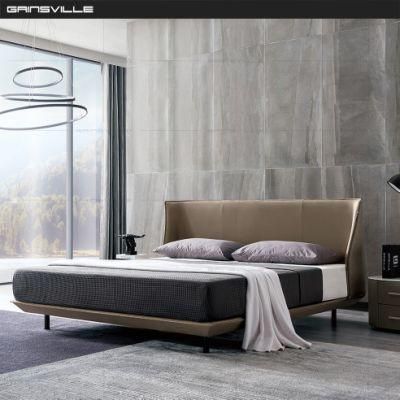 Modern Designhome Furniture Bedroom Furniture King Size Bed Wih Italy Leather Gc1733