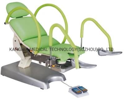 Optional Color Medical Simple Operating Surgery Examination Hospital Gynecology Chair with Leg Holder