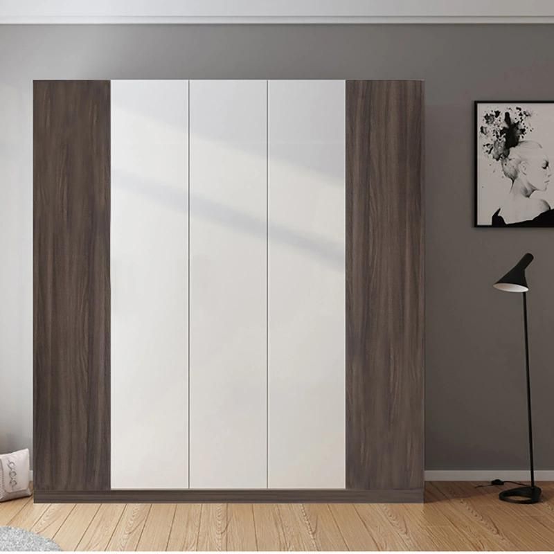 Modern Simple Design Wood Melamine Bedroom Furniture for Home / Hotel