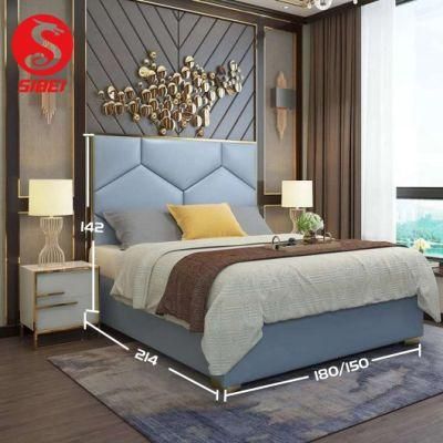 Luxury Beauty Modern Design Wholesale Solid Wooden Platform Bed Frames Supplier