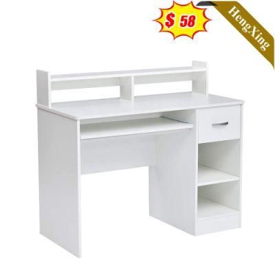 Chinese Furniture White Study Table School Standing Desk Furniture Computer Desk