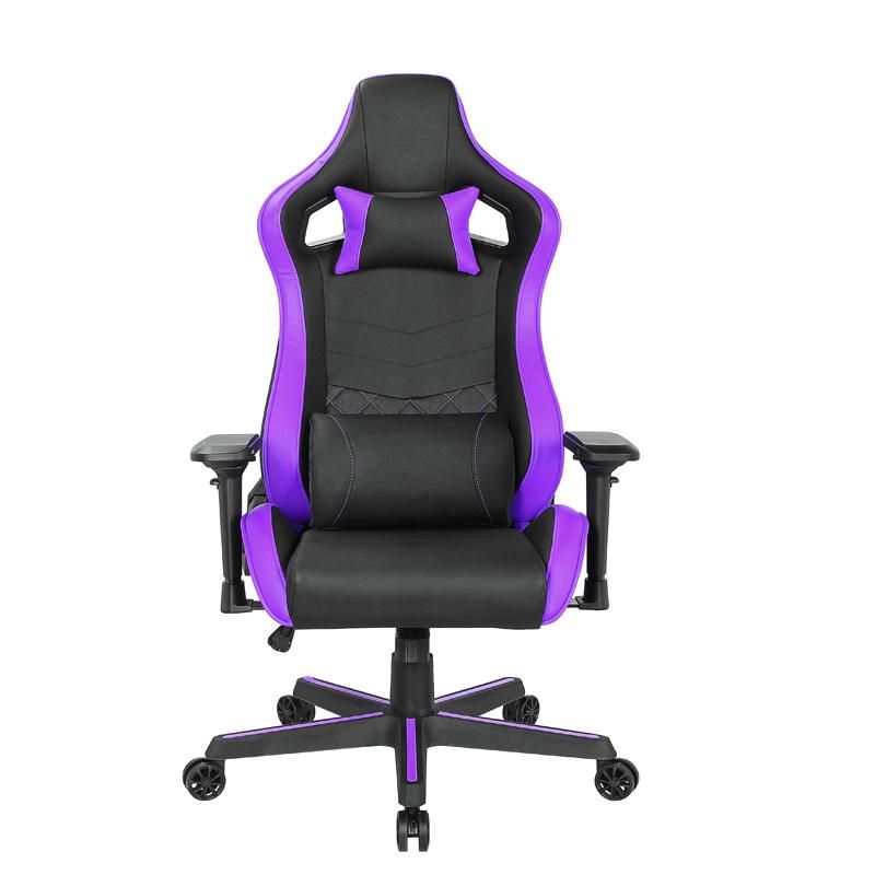 Ergonomic Design Game Chair Gaming Genuine with Headrest and Lumbar