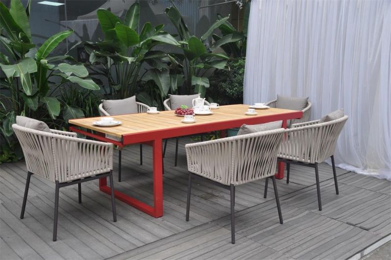 Hot-Sale Tensile Patio Furniture Garden Furniture Cast Aluminum Patio Furniture Cast Wooden Aluminum Patio