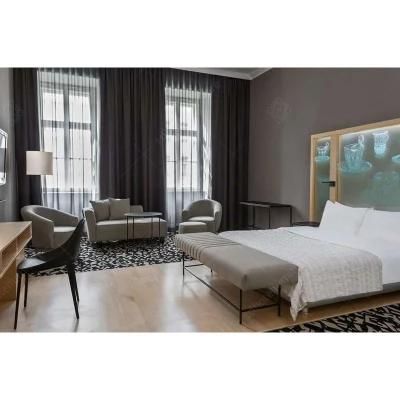Modern Gray Color Style Bedroom Furniture for Hotel Used