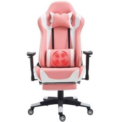 Massage Lumbar Support Silla Gaming Chair with High Back