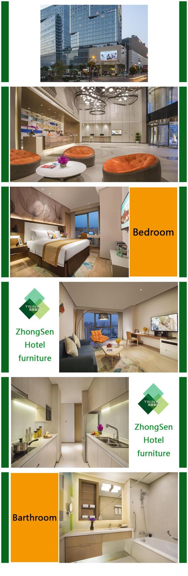 5 Star Hotel Bedroom Furniture China Manufacturer for Hilton Hospitality Room