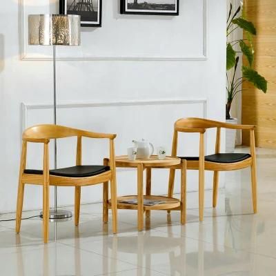 Nova Modern Living Room Furniture Wooden Frame Dining Chairs Leather Chair