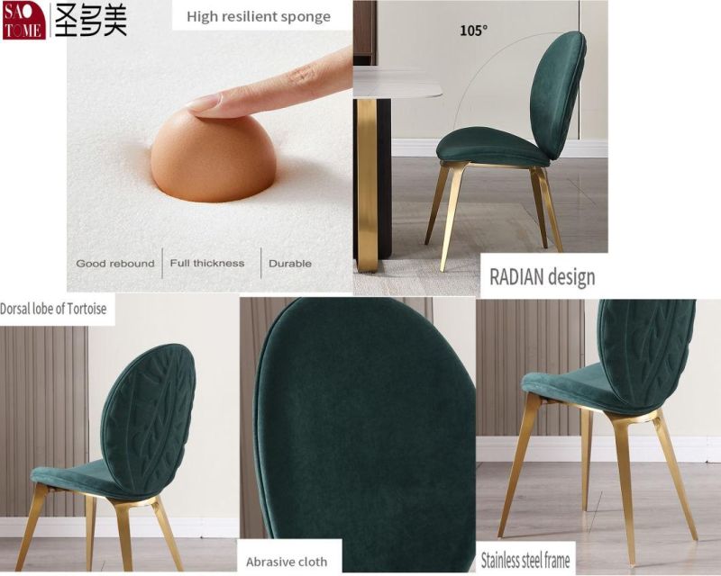 China Wholesale Modern Dinner Furniture Metal Legs Dining Chair