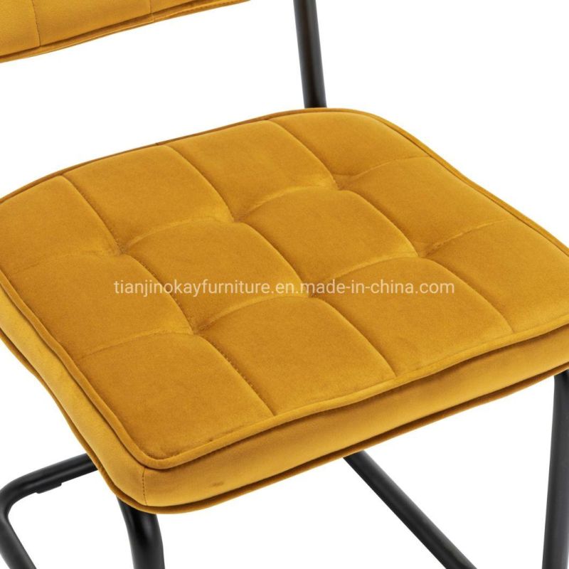 Wholesale Luxury Nordic Cheap Indoor Home Furniture Restaurant Leather Velvet Modern Dining Chair