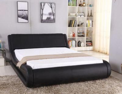 Modern Bedroom Furniture High Quality Genuine Leather King Bed
