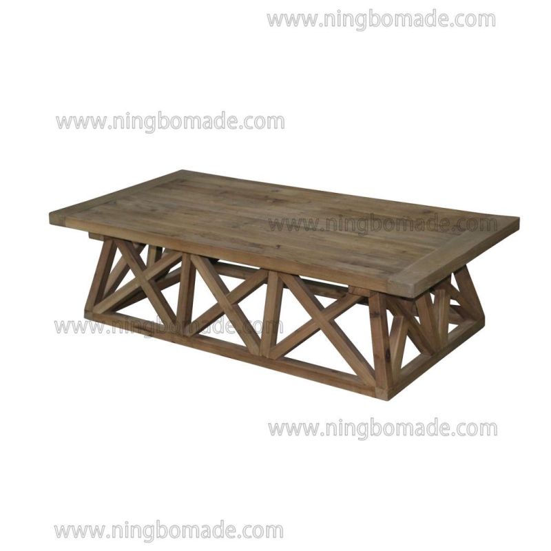 Classic Chic Eco-Friendly Paint Furniture Natural Reclaimed Pine Coffee Table