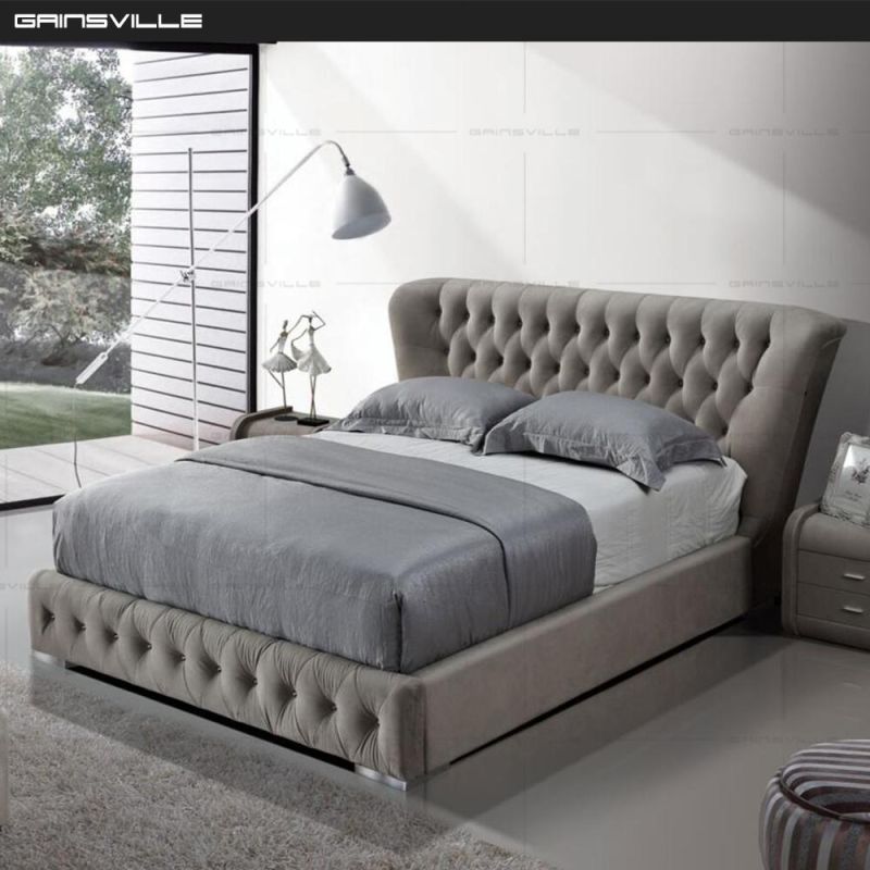 Wholesale Modern Bedroom King Queen Bed Gc1632