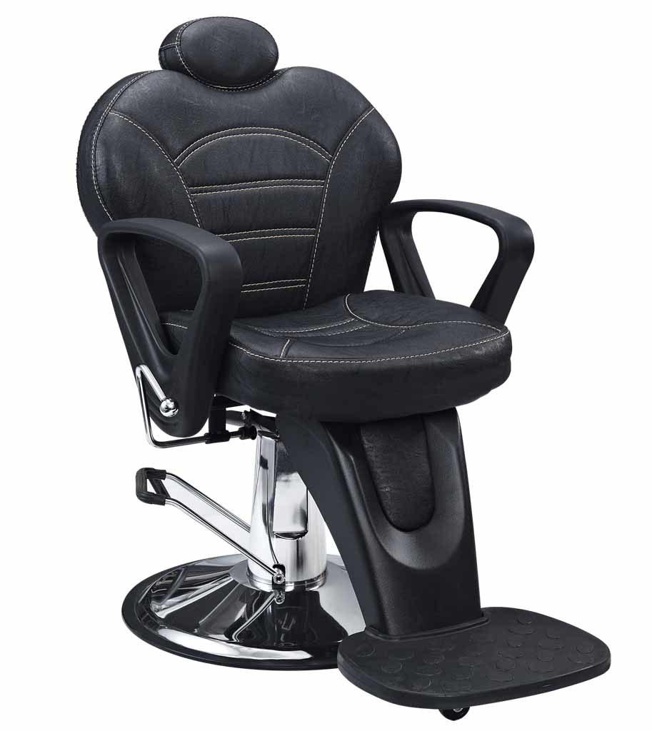 Hl- 1056 Salon Barber Chair for Man or Woman with Stainless Steel Armrest and Aluminum Pedal