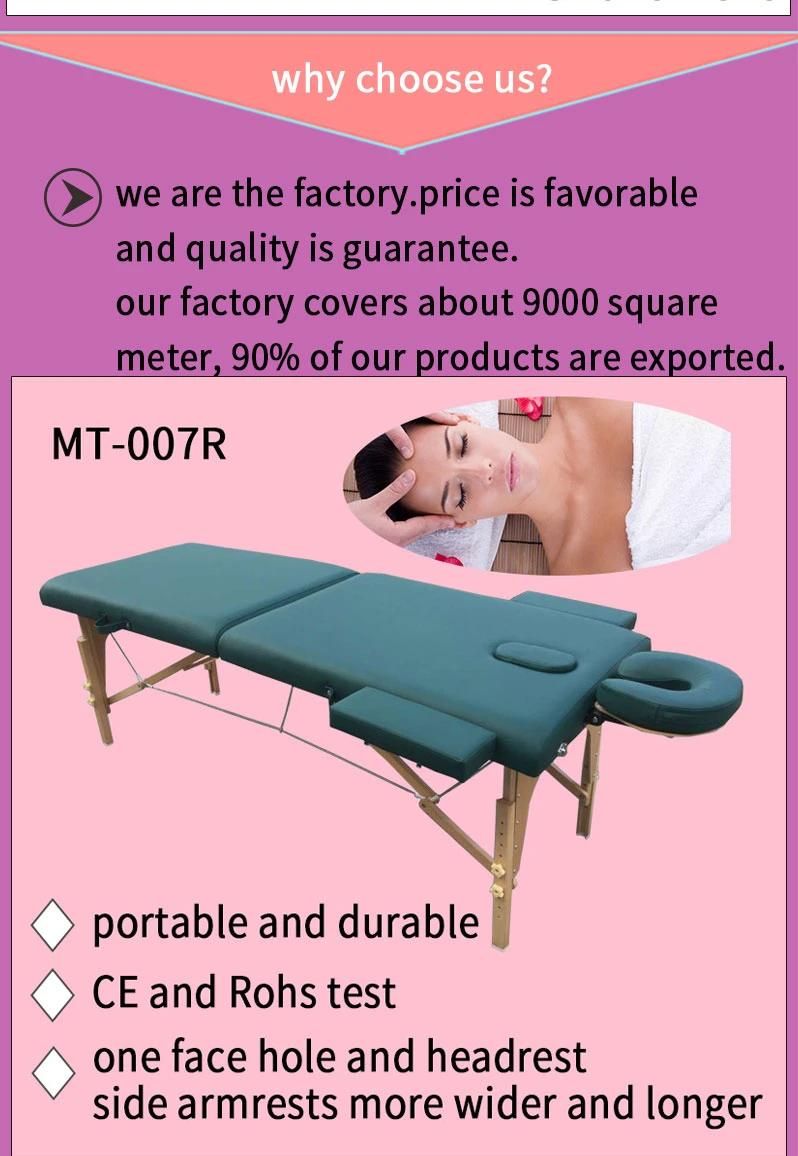 Classic Portable Massage Bed Massage Couches in EU Countries Mt-007r