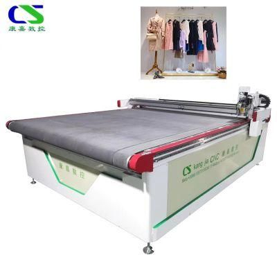 Hot Seller Manufacture CNC Equipment Automatic Oscillating Knife Textile Cloth Garments Cutter