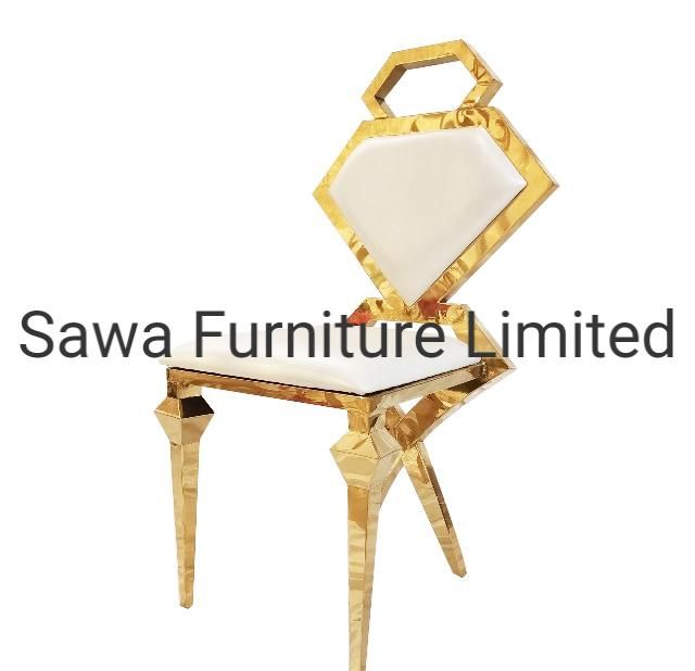 Custom Stainless Steel Chair with Leather or Velvet