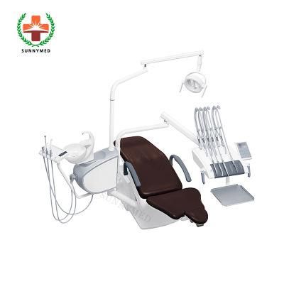 Sy-M005A CE Good Quality Integral Dental Chair Unit with Top-Mounted Instrument Tray