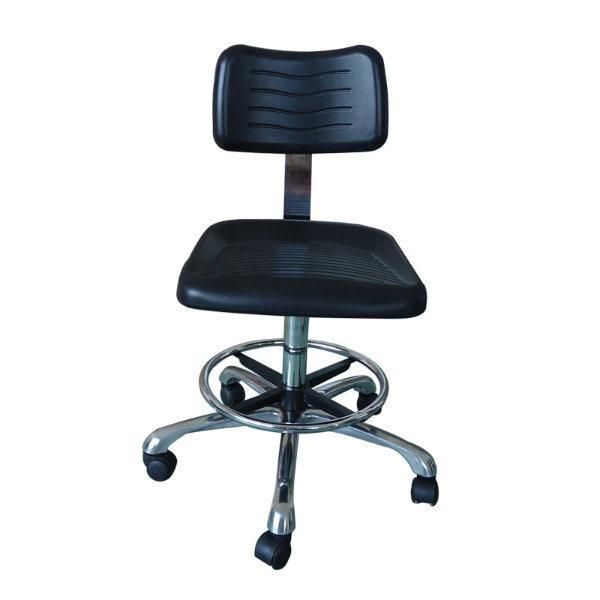 Antislip PU Leather Industrial ESD Chair