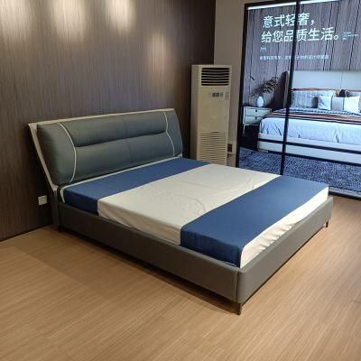 Stylish Bed Board with Fluffy Plump Backrest Platform Bed 1.5 and 1.8 M