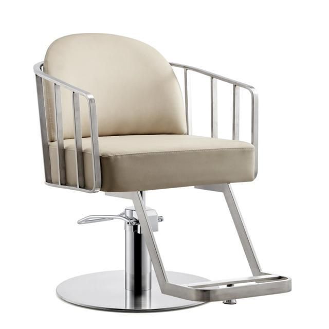 Hl-7257 Salon Barber Chair for Man or Woman with Stainless Steel Armrest and Aluminum Pedal