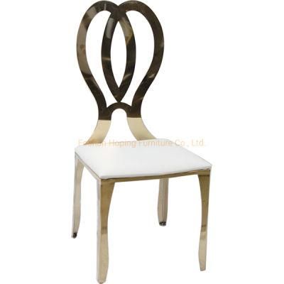 Modern Home Barcelona Chair Leisure Leather Metal Chair for Wedding Event