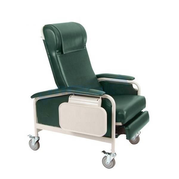 Cheap 2 Motors Blood Donor Chair/ Phlebotomy Chairs for Sale/ Electric Dialysis Chair with Arm Rest
