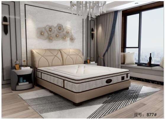 Quality Modern Leather Bed for Bedroom