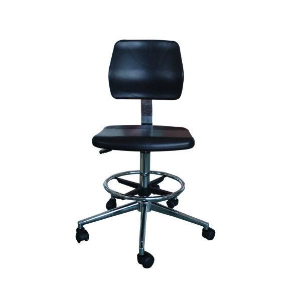 Antislip PU Leather Industrial ESD Chair