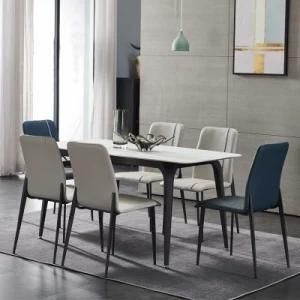 Marble Surface Modern Italian Sintered Stone Dining Table Design Furniture Supplier