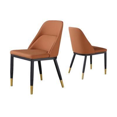 Nova Metal Frame Modern Furniture Leather Lounge Sofa Chair Hotel Dining Chairs