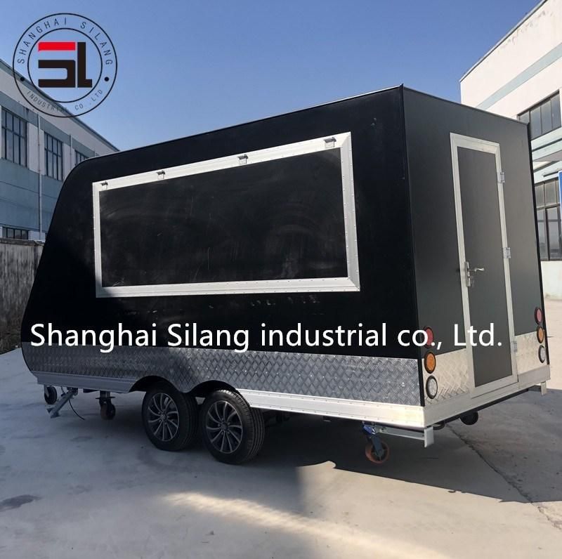 Hot Mobile Electric Ice Cream Food Cart for Sale Street Kitchen Food Cart Support Customization