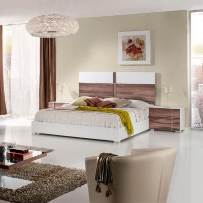 Modern Simple Design Wooden Melamine Home Bedroom Furniture in Full Set