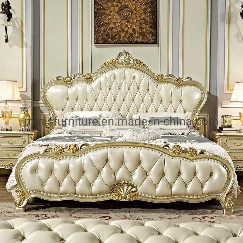 (MN-MB93) Hotel Home Adult Bedroom Furniture European Double Bed