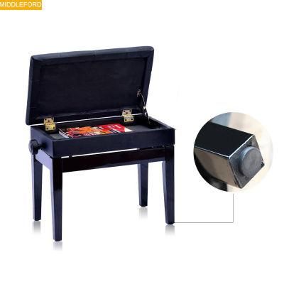 Accuracy Stands B12 Amazon Hot Sell Stable Adjustable Modern Leather Cushion Piano Bench Piano Stool