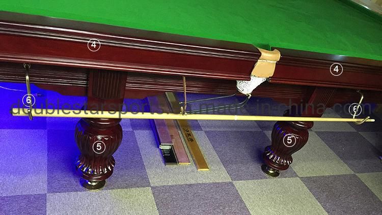 12FT Standard Size Solid Wood Slate Snooker Table