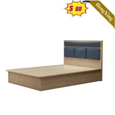 Luxury Modern Hotel Bedroom Furniture Mattress Folding Sofa King Size Double Fabric Leather Bed Frame