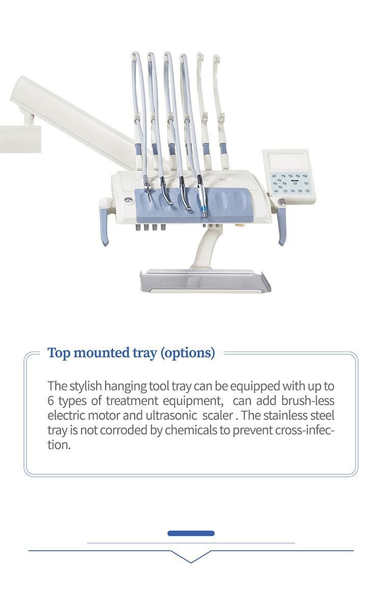 Ce, ISO Approval Real Leather Dental Chair Price /Dental Chair