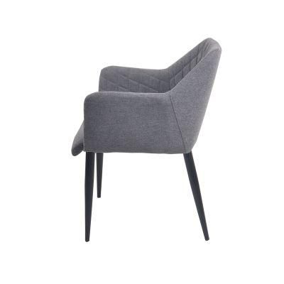 Modern Luxury Nordic Stainless Steel Wooden Fabric Velvet Leather Dining Room Dining Chairs