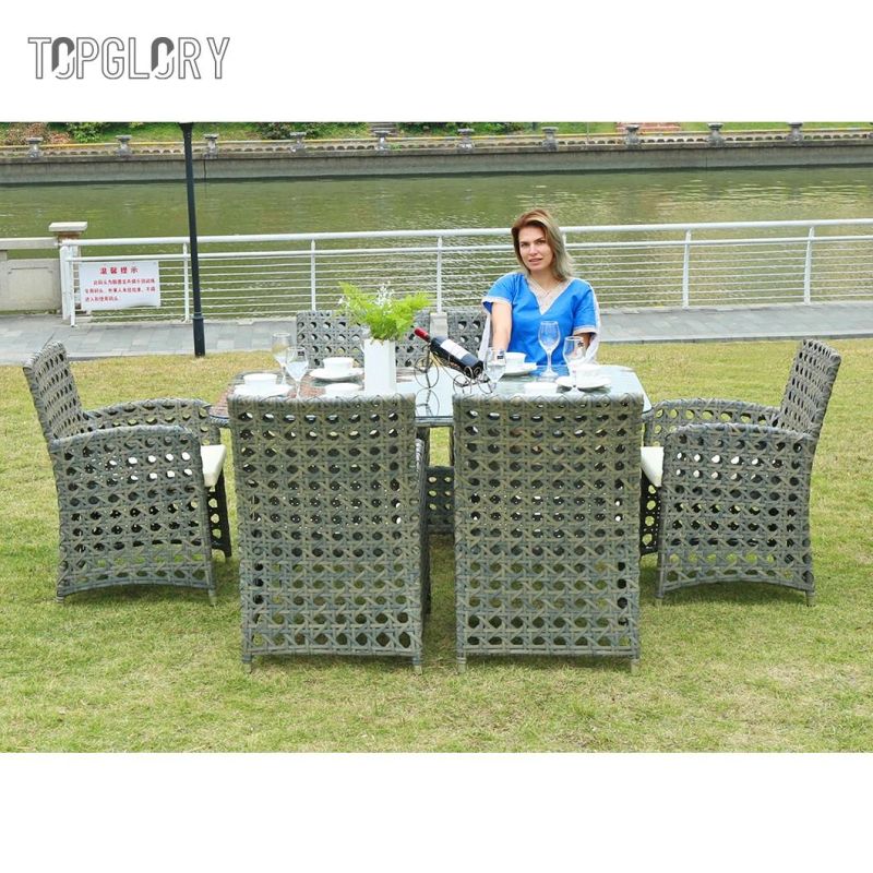 Weatherproof Patio Outdoor Home Garden Dining Chair and Table Furniture