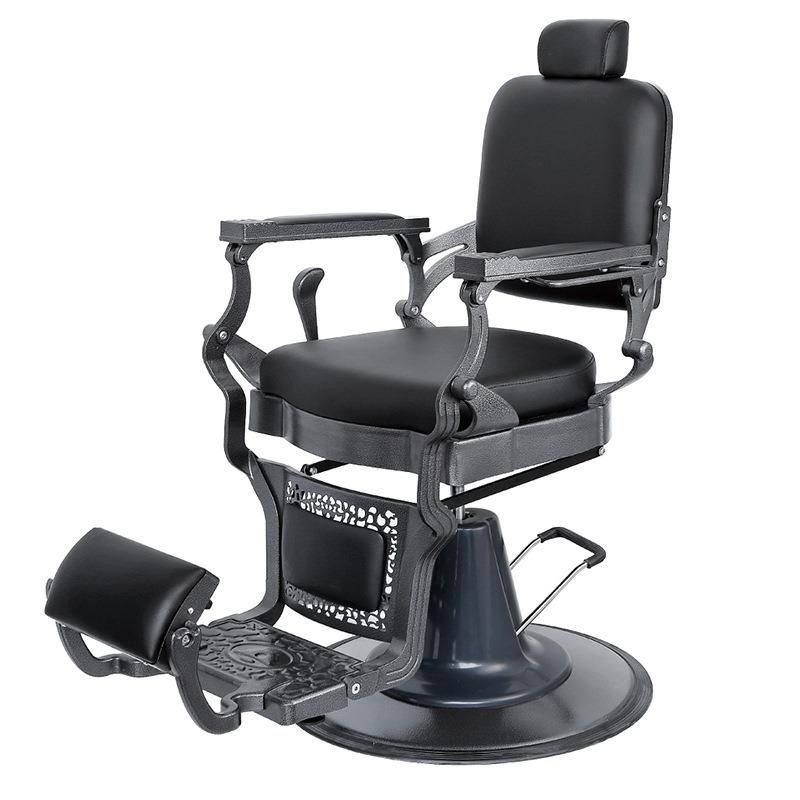 Hl-9258 Salon Barber Chair for Man or Woman with Stainless Steel Armrest and Aluminum Pedal