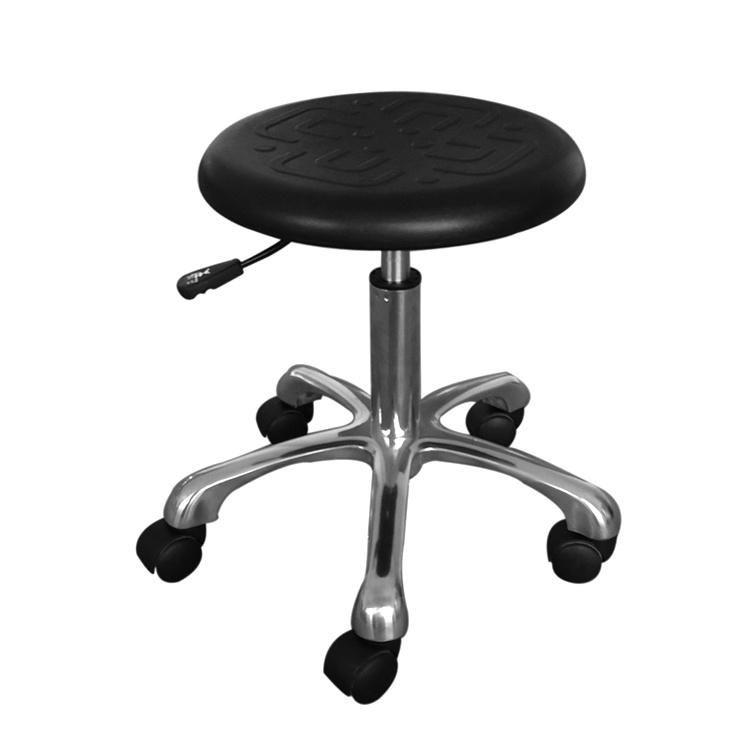 Aluminum Alloy Durable Leather Lab Use ESD Stainless Chair