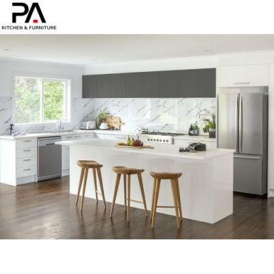 2 Tones Contemporary Best Kitchen Cabinets