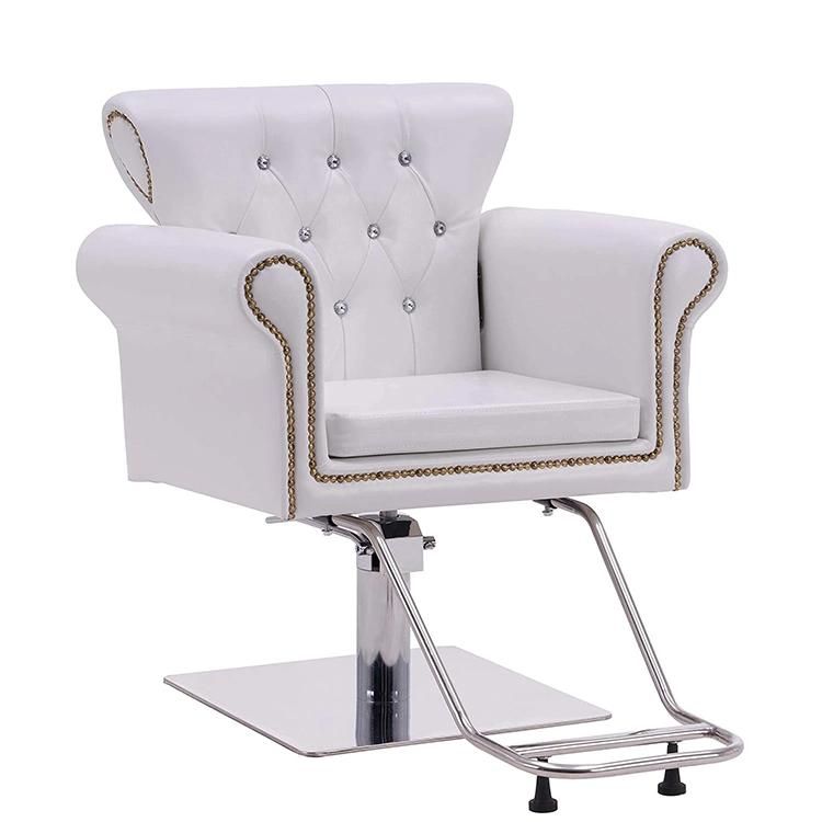 Hl-7275b Salon Barber Chair for Man or Woman with Stainless Steel Armrest and Aluminum Pedal